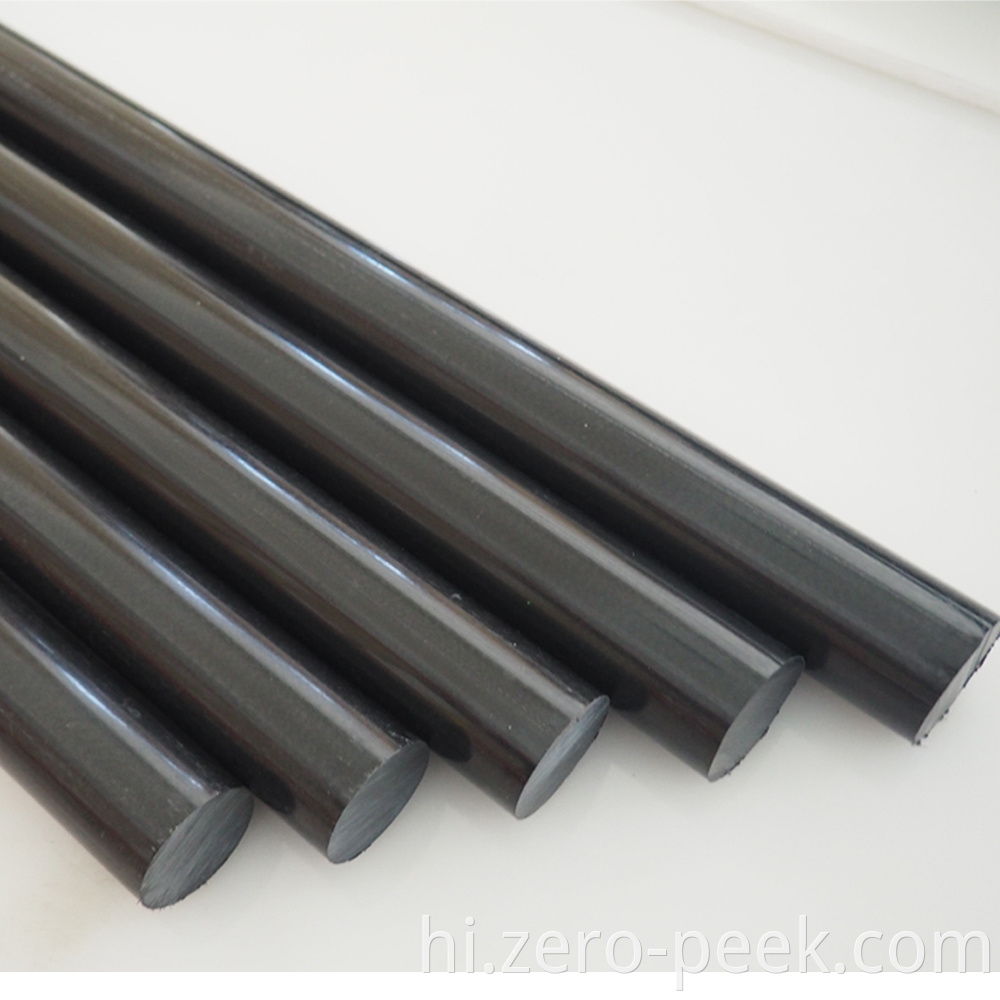 Acetal rod black virgin